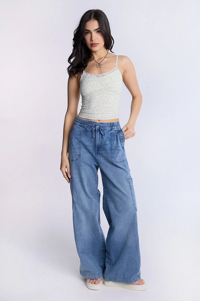 Débardeur camisole froncé