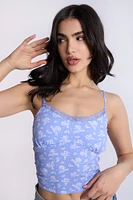 Débardeur camisole froncé