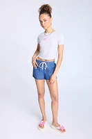Ribbed Crewneck Baby Tee
