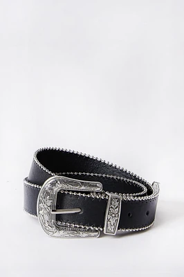 Ceinture à boucle Western