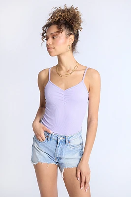 Ribbed Cami Bodysuit