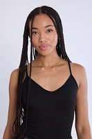 Ribbed Crossback Bodysuit
