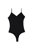Ribbed Crossback Bodysuit