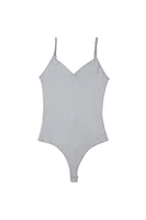 Ribbed Crossback Bodysuit