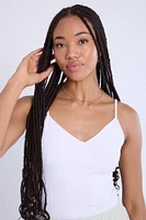 Ribbed Crossback Bodysuit