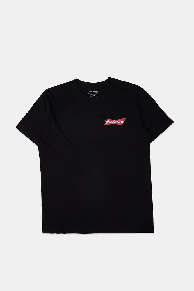 Mens Budweiser Graphic T-Shirt