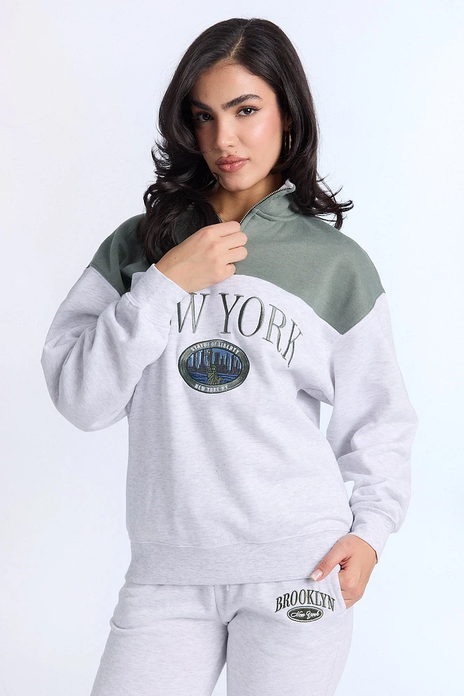 Quarter Zip Sweatshirt
