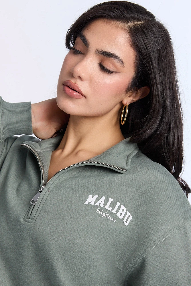 Quarter Zip Sweatshirt