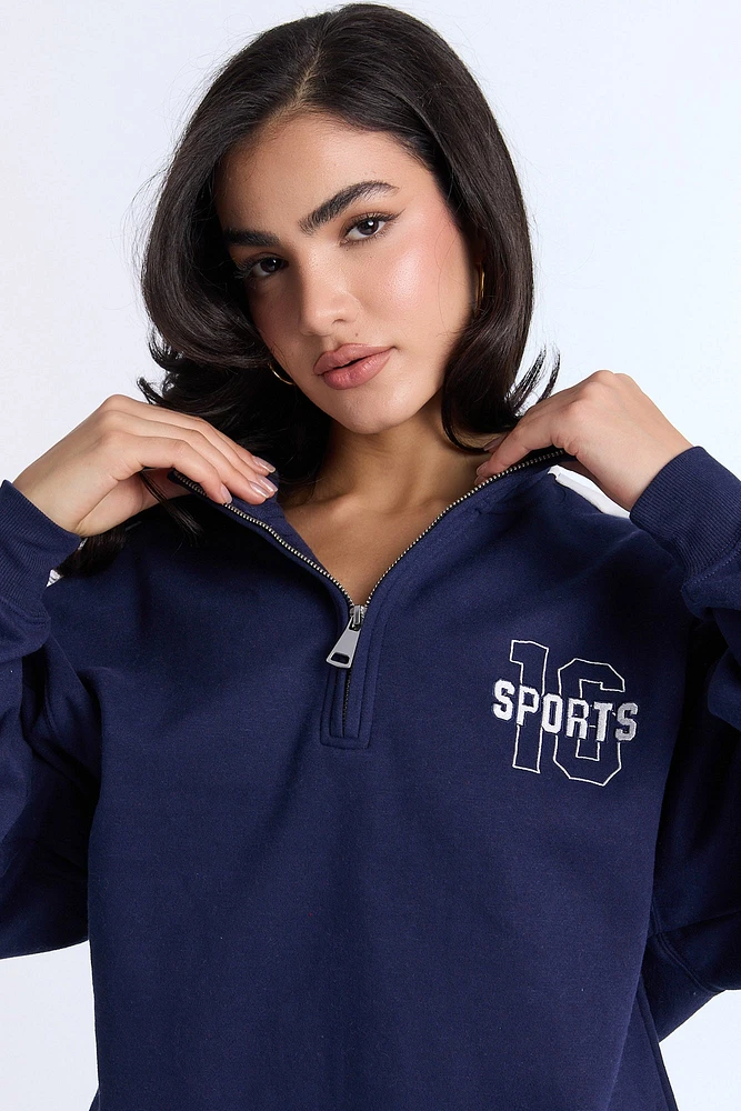 Quarter Zip Sweatshirt