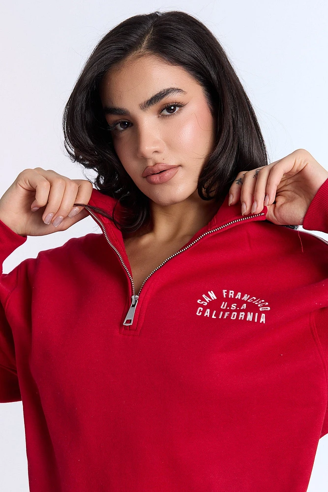 Quarter Zip Sweatshirt