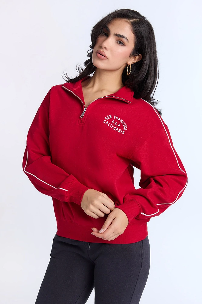 Quarter Zip Sweatshirt