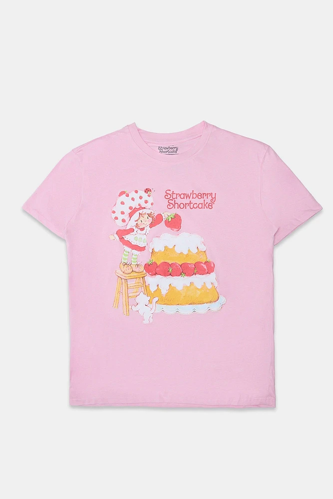 Strawberry Shortcake Graphic Boyfriend Tee