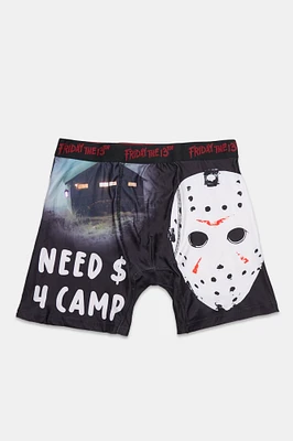 Mens Friday The 13th Graphic Boxer Brief