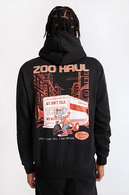 Haut à capuchon imprimé Zoo Haul York homme