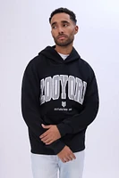 Zoo York Mens Varsity Puff Logo Hoodie