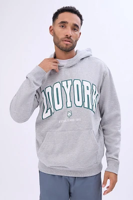 Zoo York Mens Varsity Puff Logo Hoodie
