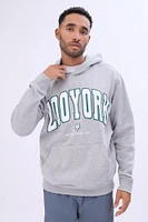 Zoo York Mens Varsity Puff Logo Hoodie