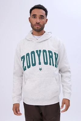 Zoo York Mens Varsity Puff Logo Hoodie
