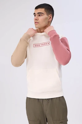 Zoo York Mens Logo Colour Block Hoodie