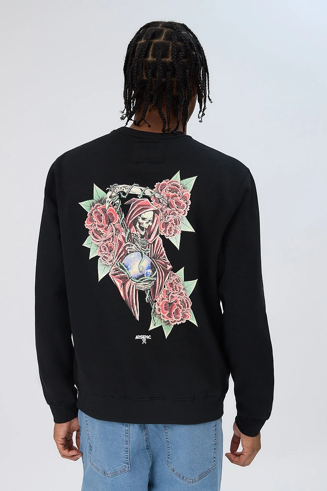 Sweatshirt imprimé Arsenic homme