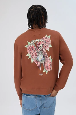 Arsenic Mens Graphic Crewneck Sweatshirt