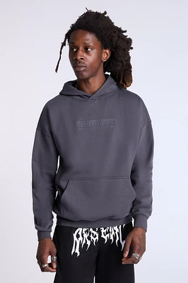Zoo York Mens Tonal Logo Oversized Hoodie