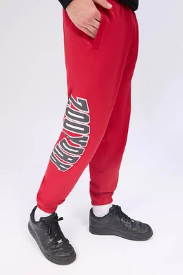 Jogger en molleton imprimé logo Zoo York homme