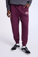 Jogger en molleton imprimé rose Arsenic homme