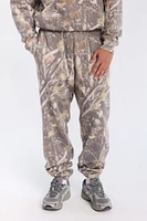 Jogger en molleton motif camouflage d'arbres Arsenic homme