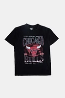 Mens Chicago Bulls Acid Wash T-Shirt