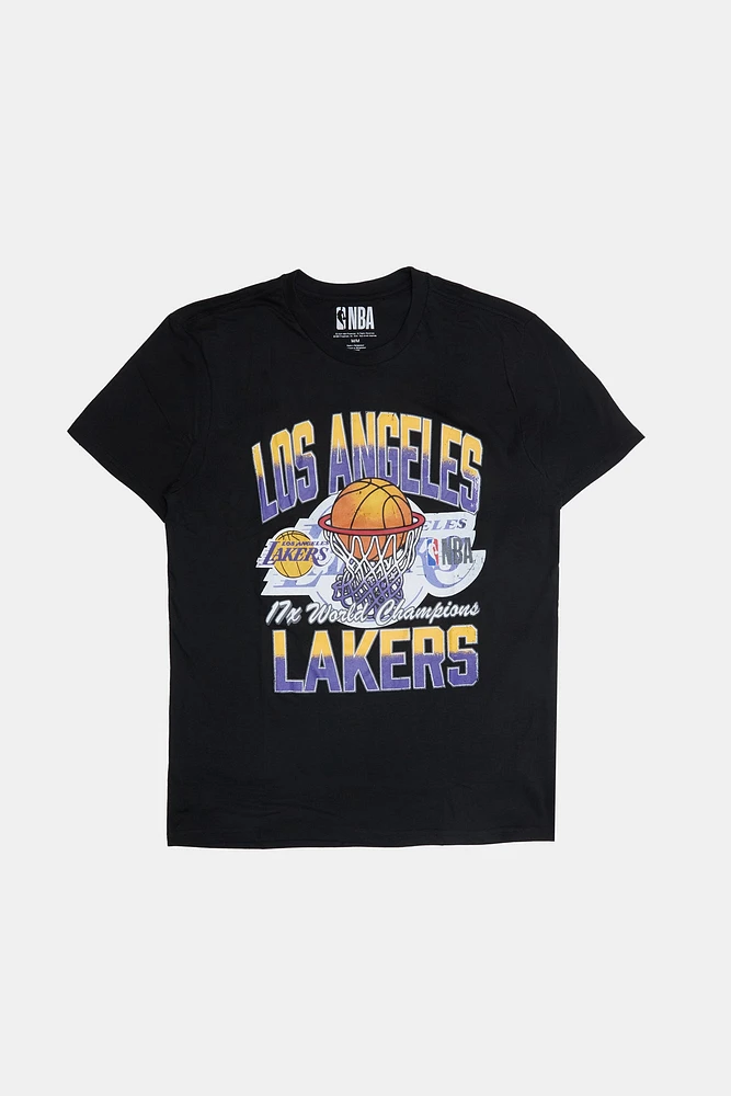 Mens LA Lakers World Champions T-Shirt