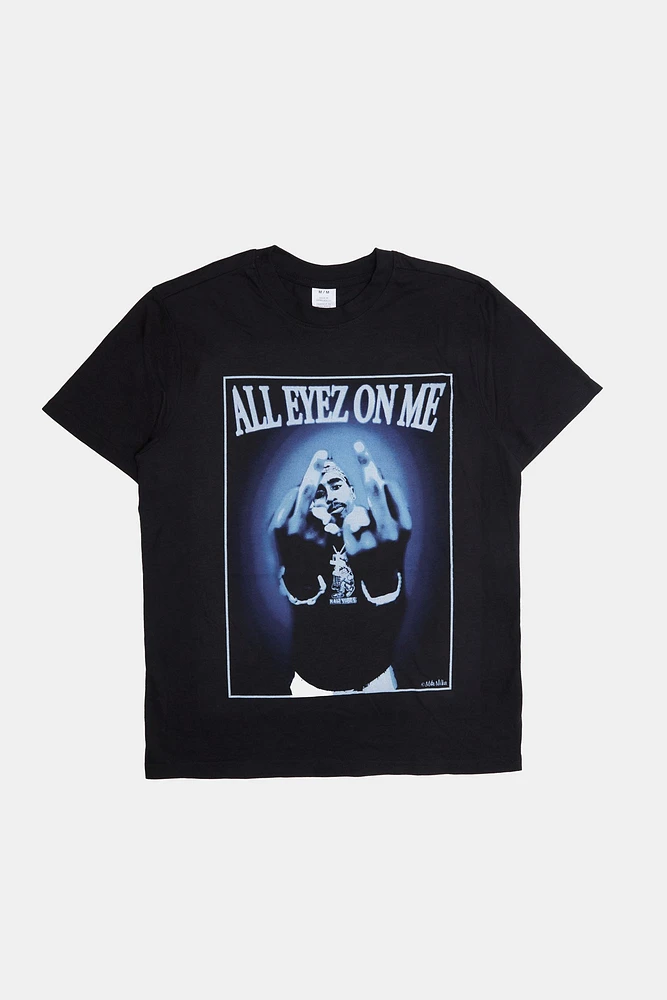 Mens Tupac All Eyez On Me T-Shirt