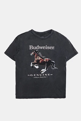 Mens Budweiser Graphic Washed T-Shirt