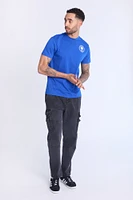 West49 Mens 4 Pocket Cargo Jeans