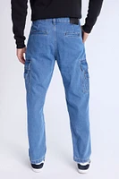 West49 Mens 4 Pocket Cargo Jeans