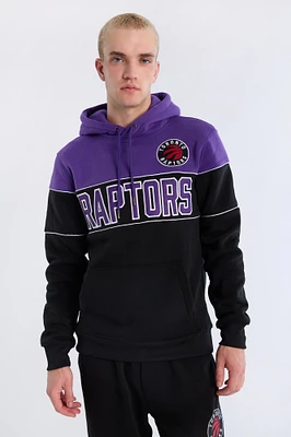 Mens Toronto Raptors Colour Block Hoodie