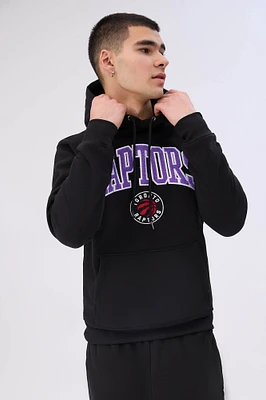 Mens Raptors Chenille Logo Hoodie