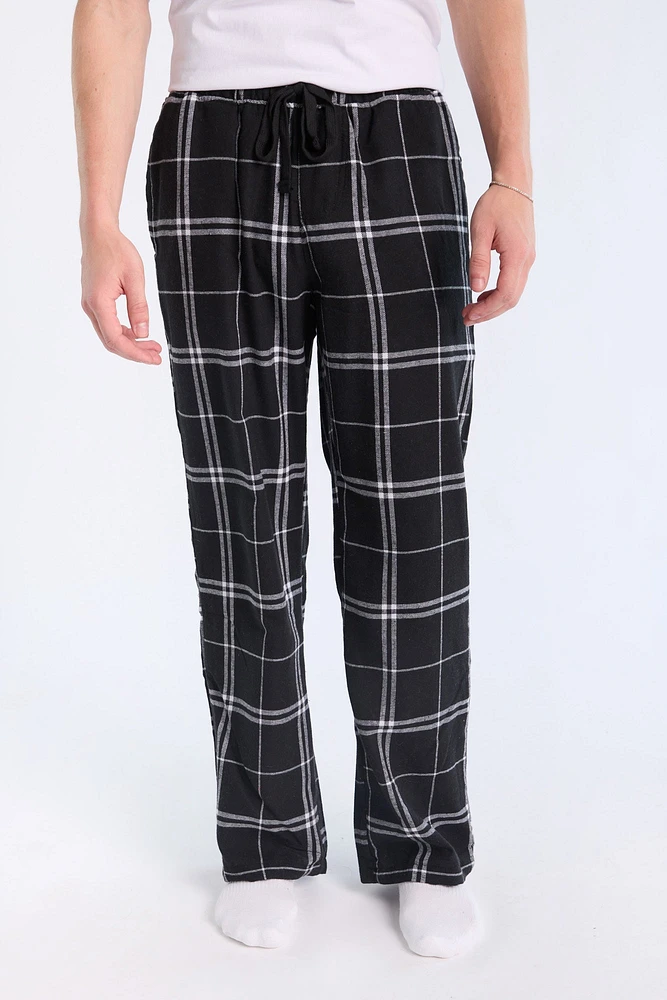 West49 Mens Plaid Pajama Bottoms