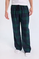 West49 Mens Plaid Pajama Bottoms