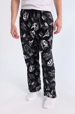 Mens Beetlejuice Pajama Bottoms