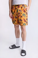 Short de plage imprimé Arsenic homme