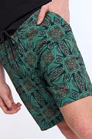 Short de plage 8" imprimé Arsenic homme