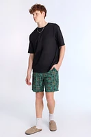 Short de plage 8" imprimé Arsenic homme