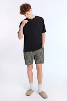 Short de plage 8" imprimé Arsenic homme