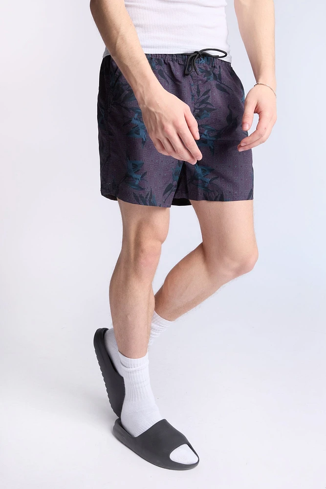 Short de plage imprimé Arsenic homme