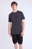 Mens Twill Cargo Jogger Shorts