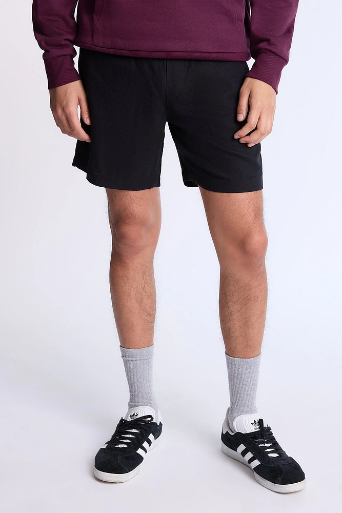 Arsenic Mens Linen-Blend Shorts