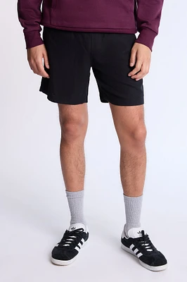 Arsenic Mens Linen-Blend Shorts