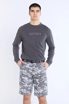Zoo York Mens McTwist Ripstop Cargo Shorts