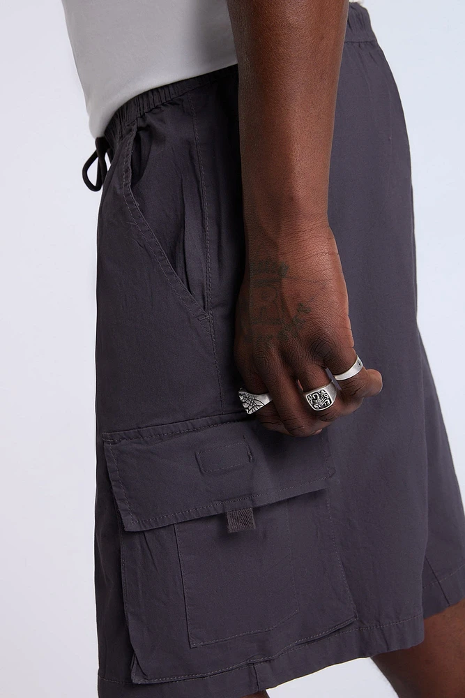 Arsenic Mens 9" Poplin Cargo Shorts
